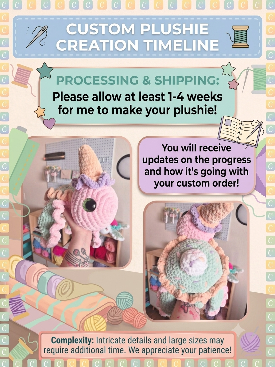 Custom Crochet Plush from Pattern
