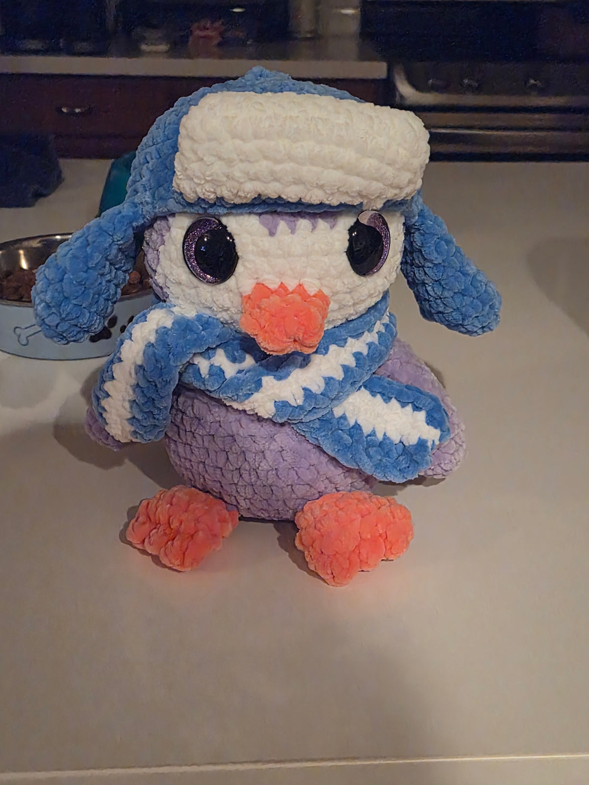 Custom Penguin Crochet Plush