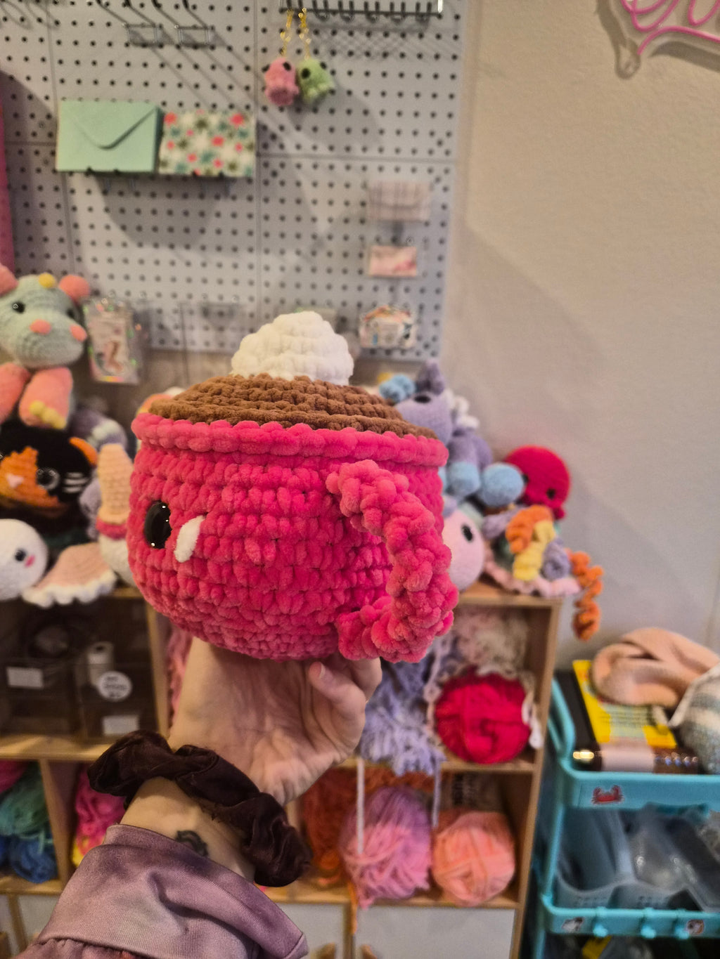 Crochet Hot Chocolate Plushie