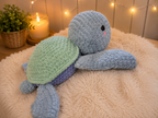 Handmade sea turtle crochet plush toy