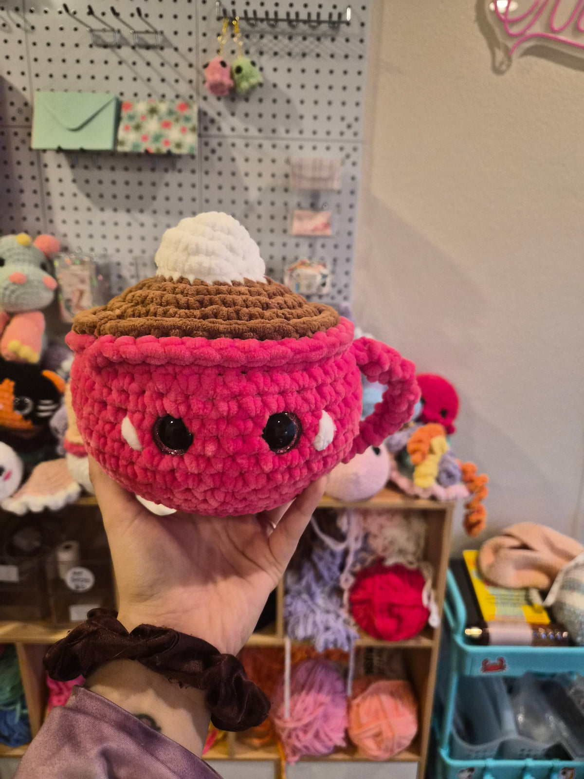 Crochet Hot Chocolate Plushie