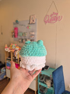 Crochet Frog Ghost Plush