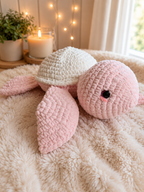 Handmade sea turtle crochet plush toy