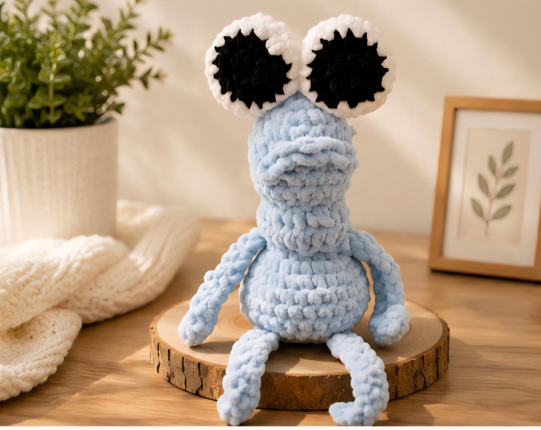 Marcus The Worm Crochet Plush