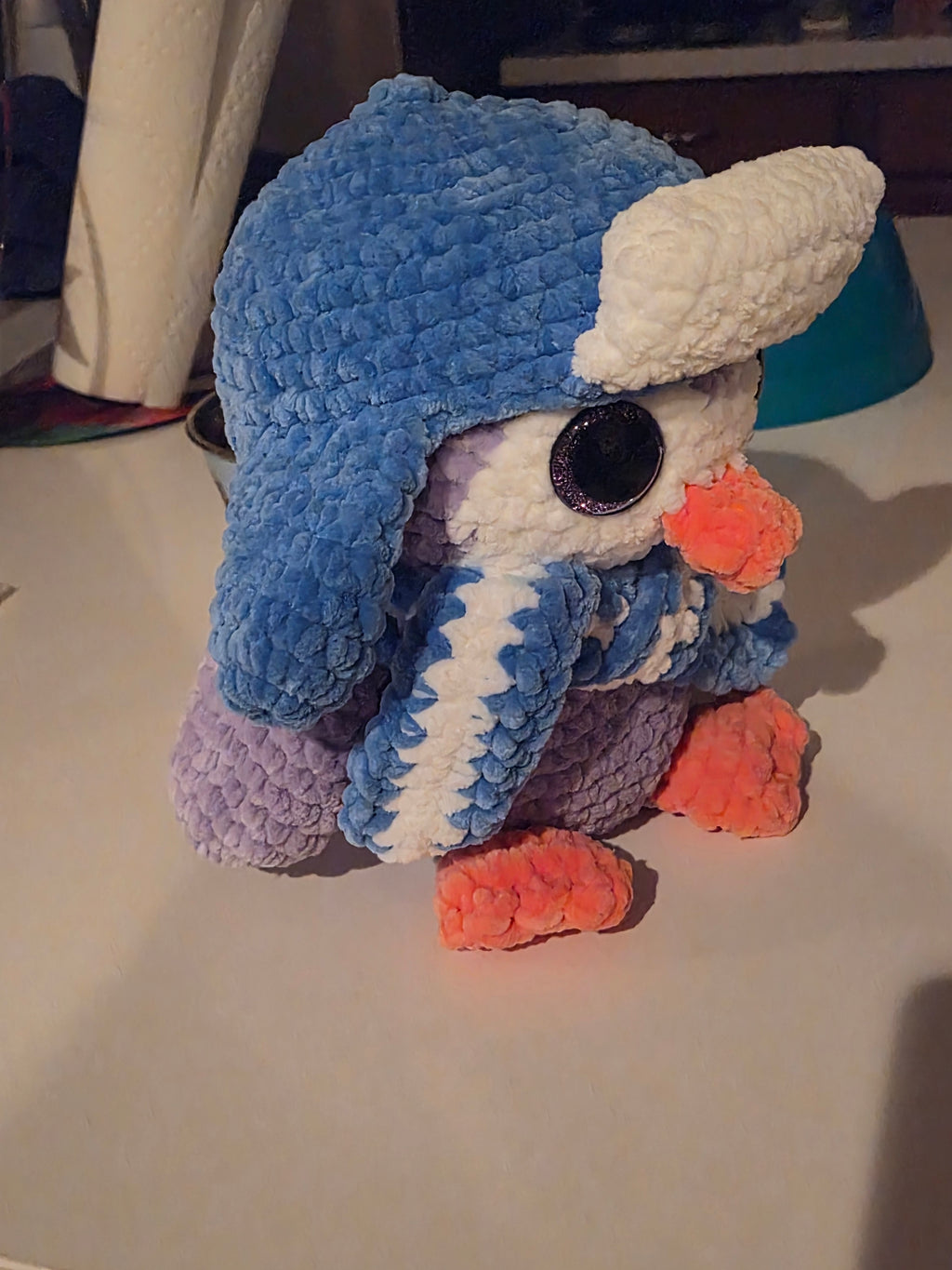 Custom Penguin Crochet Plush