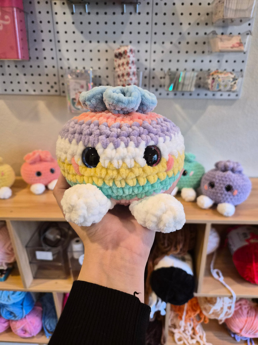 Crochet Dumpling Plushie