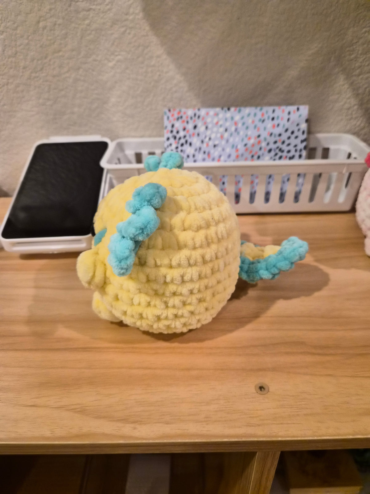 Crochet Axolotl Desk Pet Plush