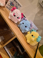 Crochet Axolotl Desk Pet Plush